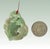 Chinoiserie Vintage Chinese Green & White Jade Sleeping Dragon (Chilong) Carving / Pendant For Sale - Image 3 of 7