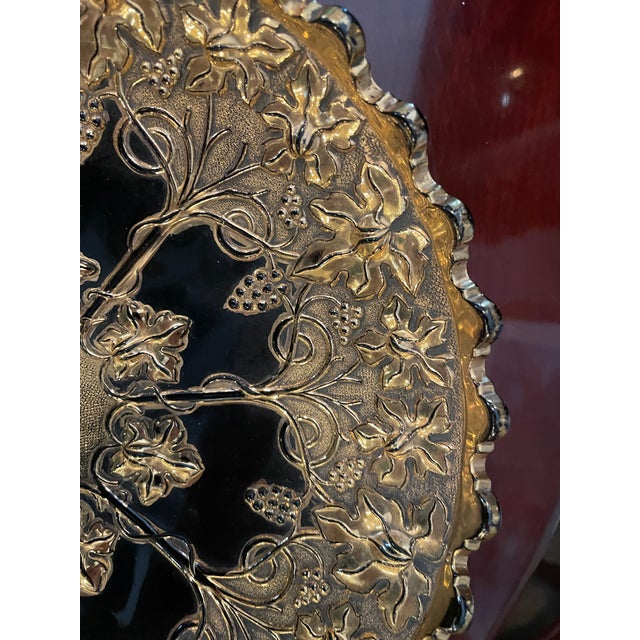 Early 20th Century Northwood Verre D’Or Carnival Glass — Grape & Cable Pattern For Sale - Image 13 of 13