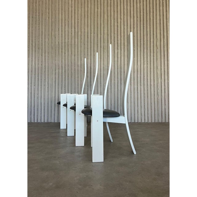 Animal Skin Golem Chairs by Vico Magistretti for Carlo Poggi Pavia, 1968, Set of 4 For Sale - Image 7 of 7