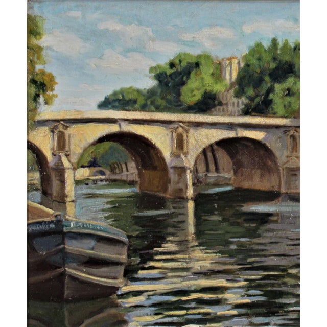Impressionist Albert Horel, Quais Conti, Paris, Circa 1920 For Sale - Image 3 of 8