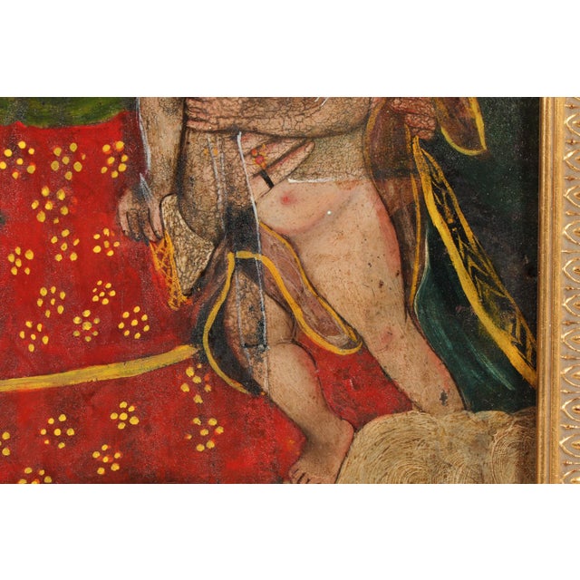 Our Lady of Refuge for Sinner, Oil on Tin, 19th Century For Sale - Image 9 of 13