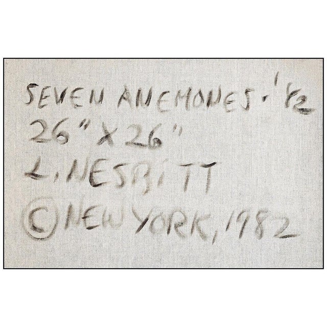 Realism 1980s Seven Anemones, Lowell Nesbitt For Sale - Image 3 of 4