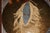 Hand-Painted Tribal-Style Wooden Mask With Natural Fiber Fringe – 18” For Sale - Image 4 of 4