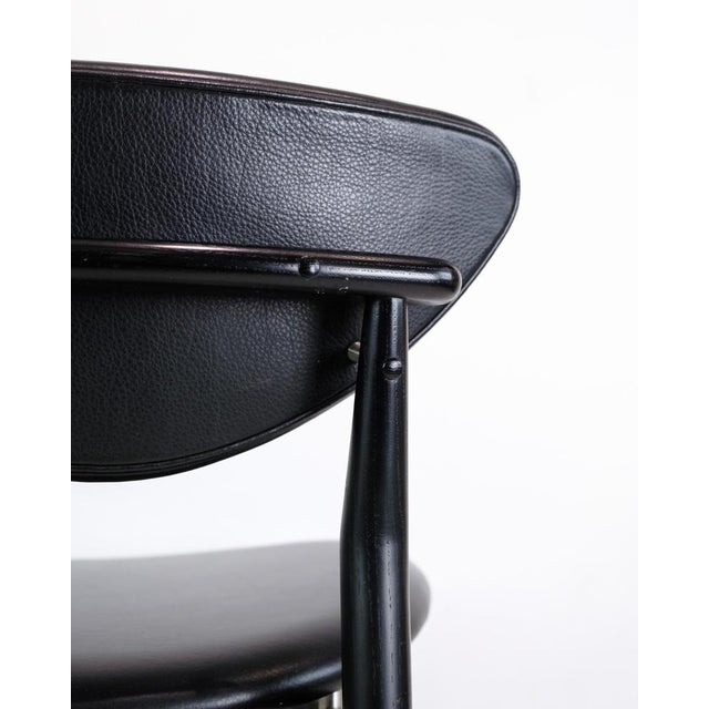 Black Painted Oak Model 108 Dining Chair by Finn Juhl, 2000s For Sale - Image 12 of 16