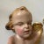 Pink Mid-19th Century Baroque Style Hand-Painted Ceramic Italian Angel For Sale - Image 8 of 10