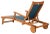 Kamson Sunlounger - Natural/Navy For Sale - Image 9 of 10
