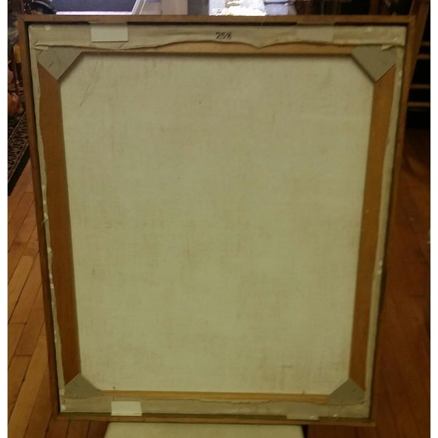 Wood Late 20th Century Fumiko Shido Nude Oil Painting, Framed For Sale - Image 7 of 7