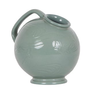 Vintage Green Ceramic Jug by Ipsens Enke For Sale