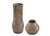 Contemporary Late 20th Century Modern Glazed Pottery Vases in Earth Tones Donna Karan New York - Set of Two For Sale - Image 3 of 13