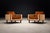 1960s Pair of Brazilian Modern Armchairs by Móveis Cimo, Rosewood, Cognac Mohair & Camel Wool, 1960s For Sale - Image 5 of 13