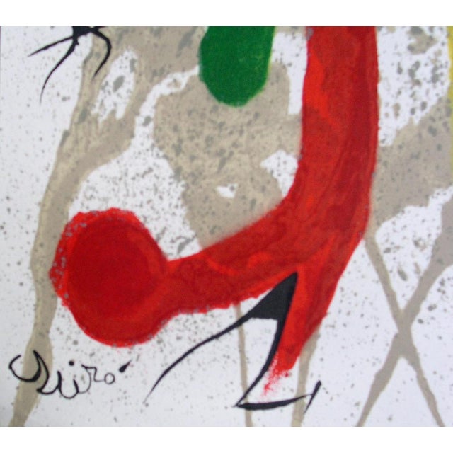 Modern Joan Miró, Garden by Moonlight, Original Signed Lithograph For Sale - Image 3 of 5