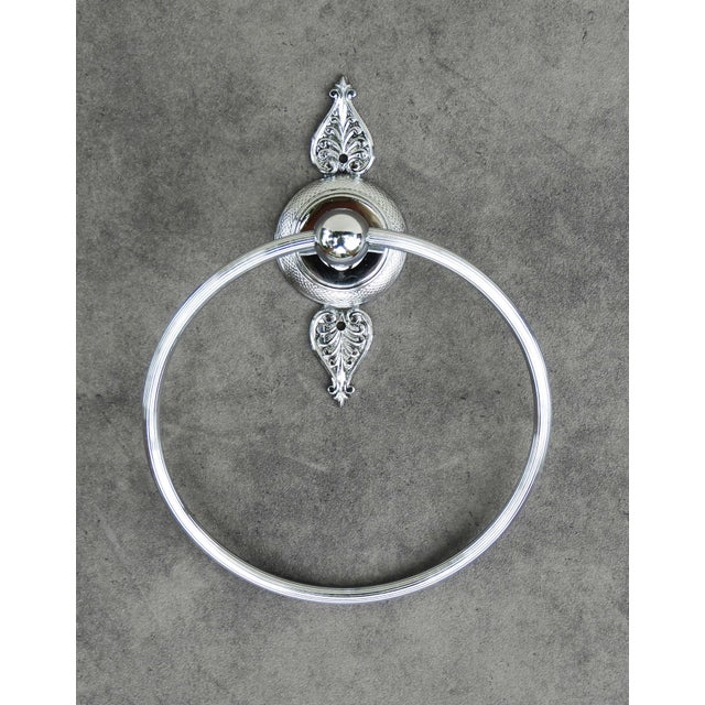 Silver French Neoclassical Revival Vanity Bathroom Accessories, 1970, Set of 14 For Sale - Image 8 of 10