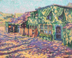 'Old Country Store, Ontario' by Hortense Mattice Gordon, Circa 1925, Canada, Painters Eleven, Post-Impressionist Oil