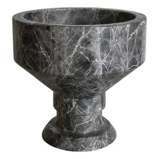 Grey Marble Tasse Bowl by Nina Magon For Sale