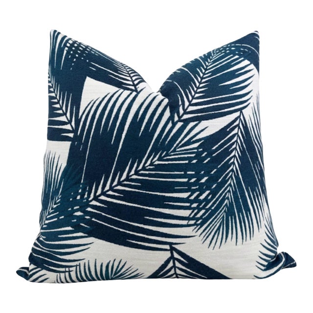 Yucca Performance Pillow Cover in Blue, 20x20 Pillow For Sale