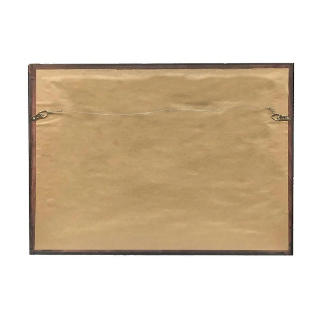 American Landscape Scene Contemporary Reproduction Print on Canvas After Asher Durand, Framed 32x22 For Sale - Image 3 of 4