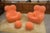 Orange Mamma Chairs with Ottomans by Gaetano Pesce, 1990s, Set of 4 For Sale - Image 8 of 8