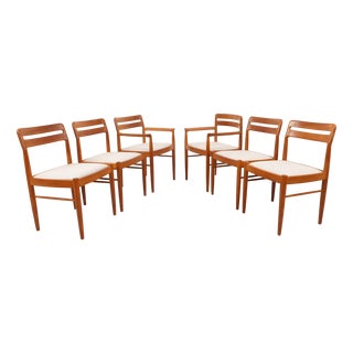 Dining Chairs by H.W. Klein for Bramin, 1960s, Set of 6 For Sale