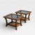 Pair of Late Mid-Century Oak Side Tables With Smoked Glass Tops, Mid-Century Modern, 1970s For Sale - Image 17 of 18