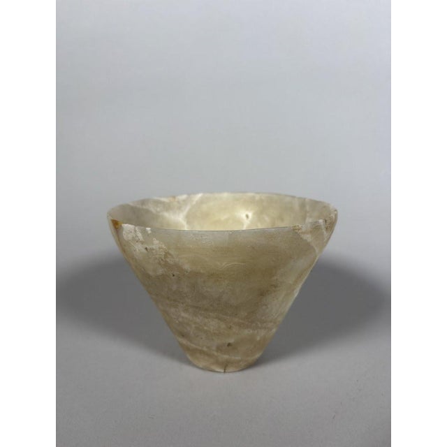 15th Century & Earlier Alabaster vase with banded Egyptian decoration, Late Period, ca. 664–332 BC For Sale - Image 5 of 6