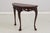English Baker Carved Mahogany Paw Foot Console Table For Sale - Image 3 of 13