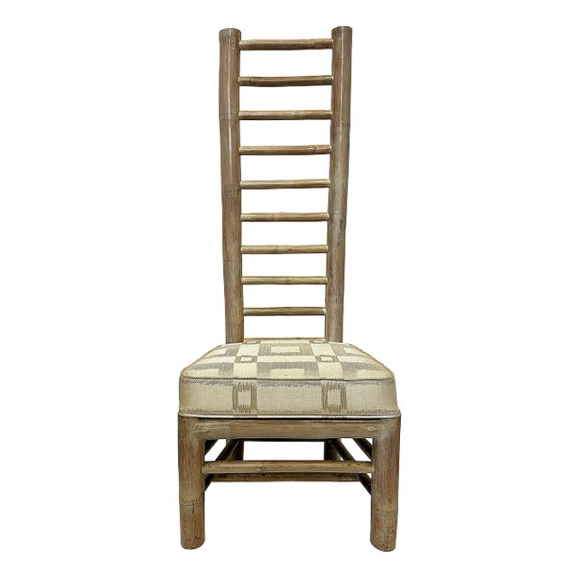 Vintage Organic Modern Overscale Ladderback Chair Antonio, Budji Layug ...