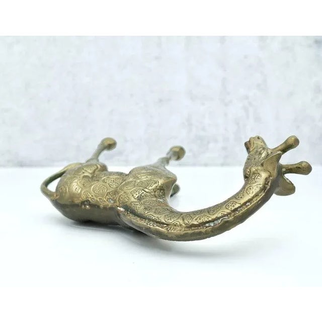 Late 20th Century Late 20th Century Vintage Brass Giraffe Figurine For Sale - Image 5 of 8