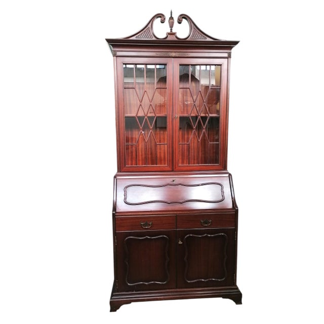 Vintage Secretaire with Flap, 1950s For Sale - Image 13 of 13