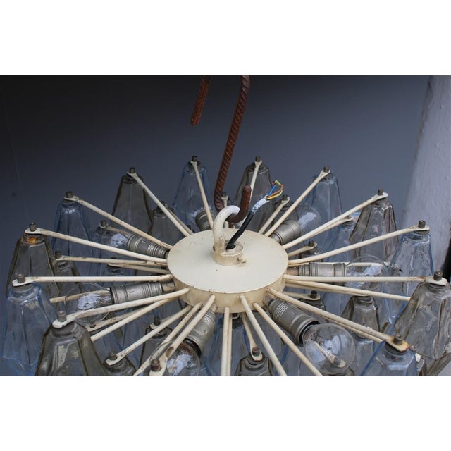 1950s Murano Glass Poliedro Chandelier from Carlo Scarpa, 1950s For Sale - Image 5 of 11