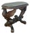 Antique Walnut Carved Spread Wing Eagles Base Marble Top Table For Sale
