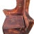 Vintage Architectural Leather on Wood Chair For Sale - Image 9 of 9