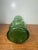 Vintage Green Art Glass Vase Textured Bark Avocado Retro Mid Century Decor For Sale In Philadelphia - Image 6 of 8