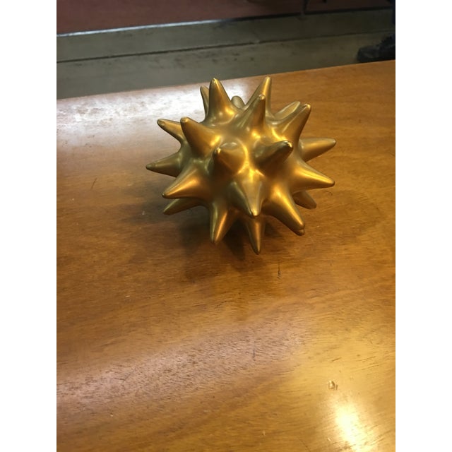 Small Decorative Gold Spike Ball Chairish