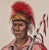 Tah-Ro-Hon, an Ioway Warrior: Original Hand-Colored McKenney & Hall Lithograph, 1848 For Sale - Image 4 of 6
