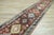 Textile 1970s Southwestern Style Hand Knotted Red Oushak Kilim Runner Rug 2.6 X 13.4 Ft For Sale - Image 7 of 8