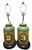 Pair of Antique Tole Tea Canister Table Lamps.