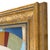 Contemporary Bold Abstract Color-Block Oil Painting in Vintage Frame For Sale In New York - Image 6 of 6
