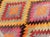 Pink Bohemian Style Kilim Rug - 73" X 106" For Sale - Image 8 of 10