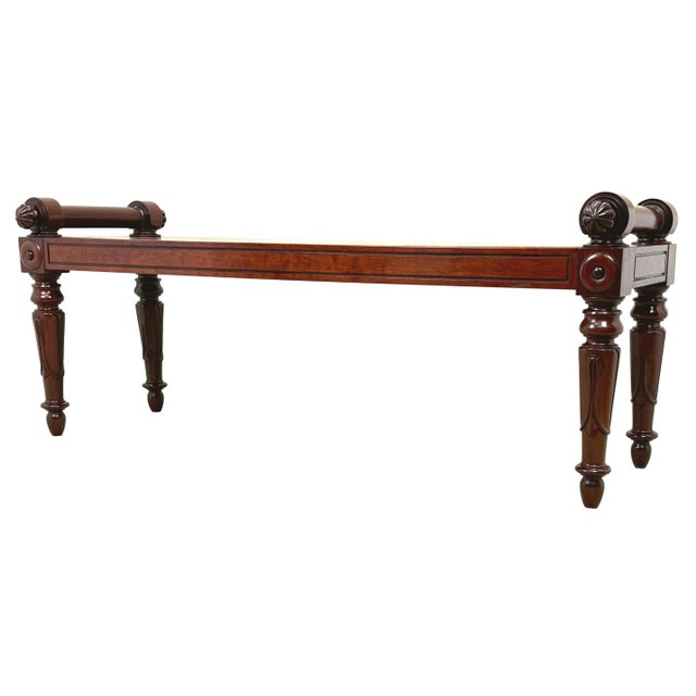 Large Early 19th Century Regency Mahogany Window Seat For Sale - Image 12 of 12