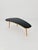 Mid-Century German Tripod Glass & Brass Coffee Table from Else, 1950s For Sale - Image 6 of 11