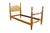 American 2 Vintage Early American Colonial Style Solid Maple Twin Cannonball Poster Beds For Sale - Image 3 of 18