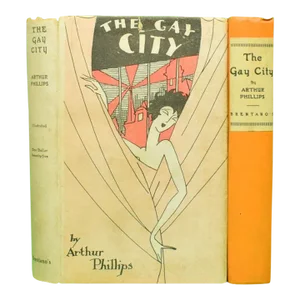"The Gay City: Being a Guide to the Fun of the Fair in Paris" Book 1925 Phillips, Arthur