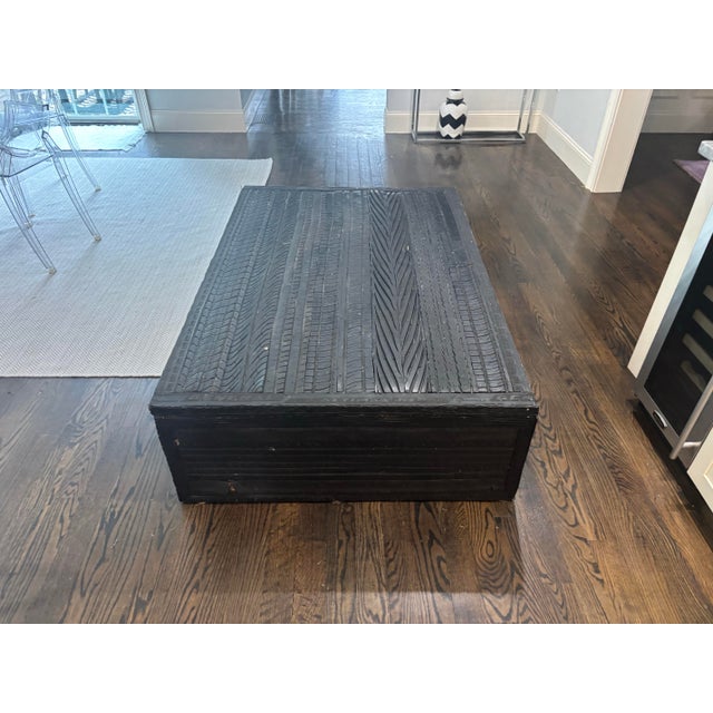 2010s Montauk Sofa Tire Table For Sale - Image 5 of 6
