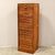 Single-shutter filing cabinet Made of oak Early 1900s Dimensions: width 43 cm, depth 36 cm, height 120 cm Restored (see...