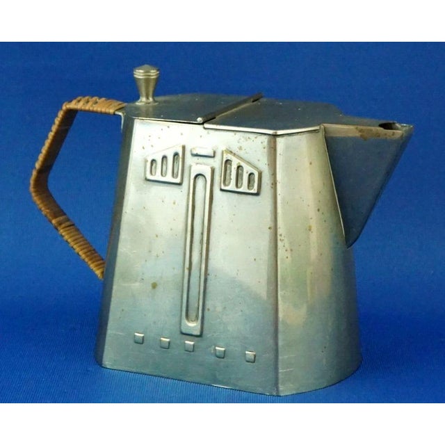 20th Century Art Deco Silver-Plated Teapot by WMF Württembergische Metallwarenfabrik, Germany, 1890s For Sale - Image 4 of 18