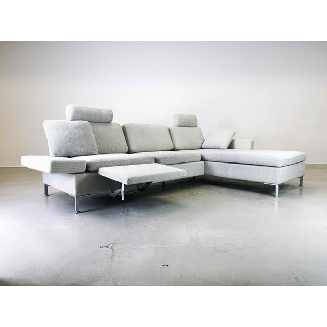 We are offering a beautiful corner sofa from Brühl for sale. The “Alba” model is characterized by numerous adjustment...