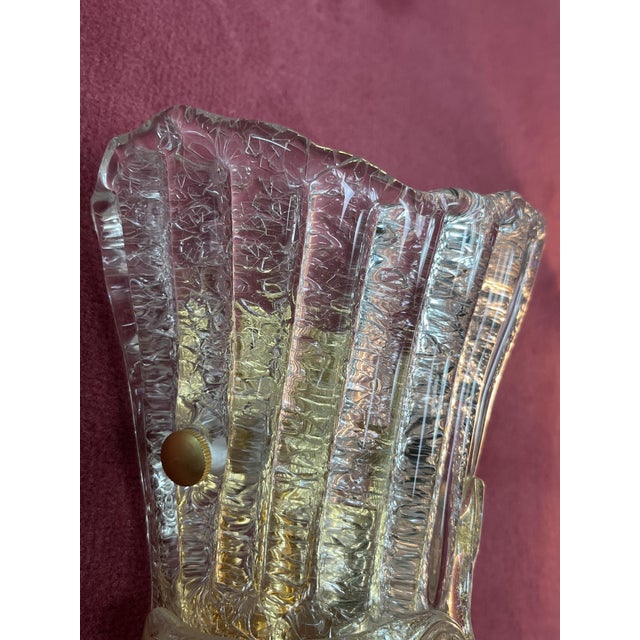 Mid-Century Murano Glass Wall Lamps, 1960s, Set of 3 For Sale - Image 7 of 14