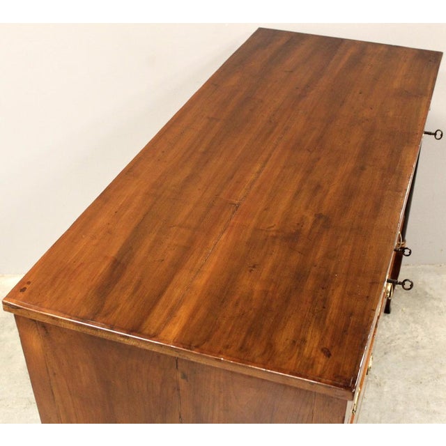 Brown 18th Century Italian Directory Chest of Drawers in Cherrywood For Sale - Image 8 of 11