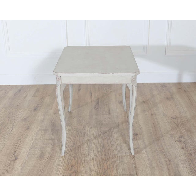Early 20th Century Early 20th Century Swedish Coffee Table with Graceful Cabriole Legs For Sale - Image 5 of 8