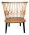 Throne Chair Inspired by Japanese Design. For Sale